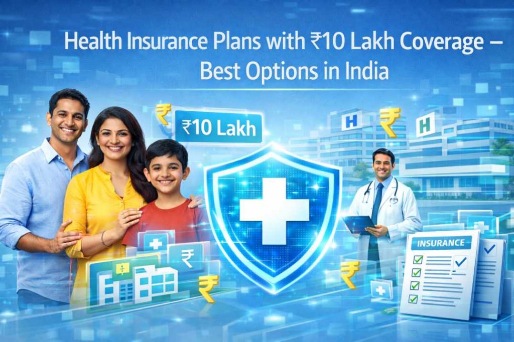 Health Insurance Plans with ₹10 Lakh Coverage – Best Options in India